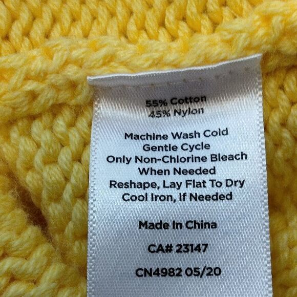 Talbots Plus Size Yellow Sweater - Picture 6 of 6